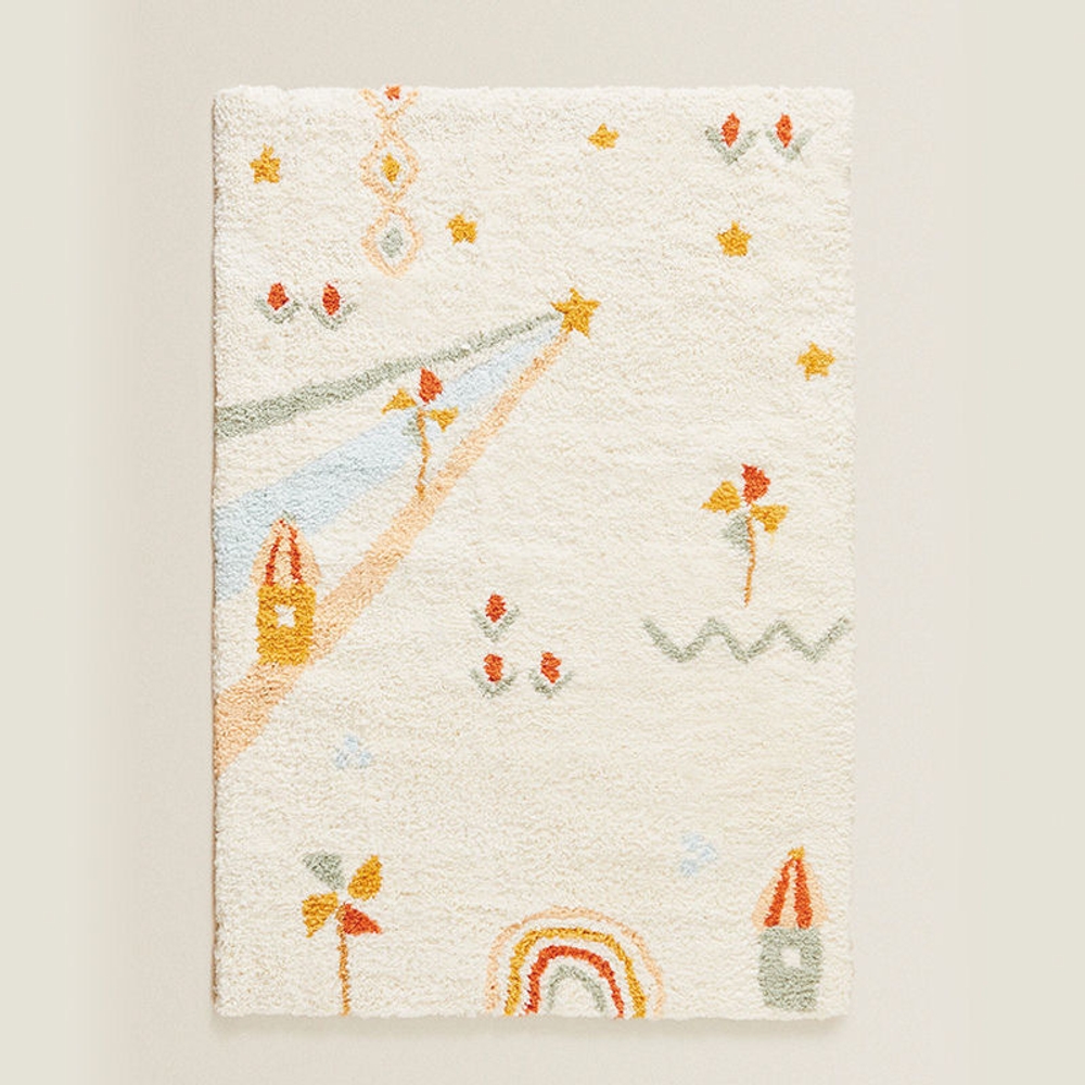 네모 심플 매트 두꺼운 카펫 방꾸미기 거실 현관 주방 욕실 04 40x60cm - 상세 이미지 5