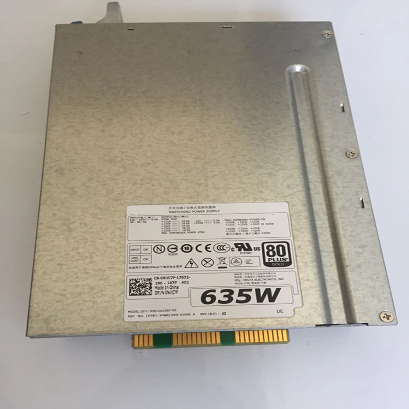 Dell Precision T5600 T3600 635W D635EF-00 F635EF-00 NVC7F DPS-635AB A 01K45H새 원본 전원공급장치