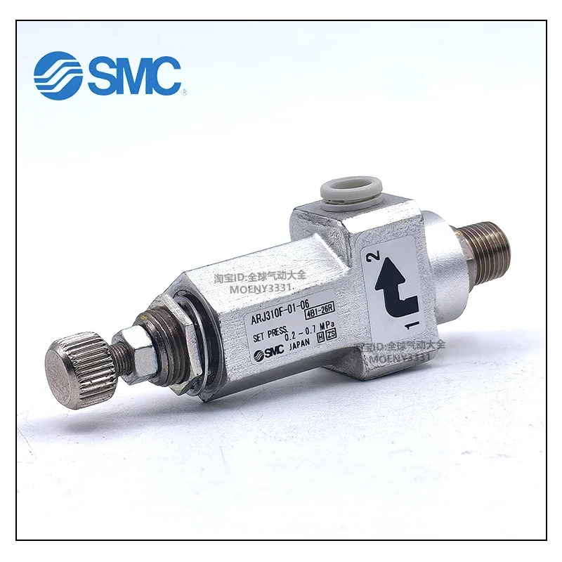 SMC 소형 압력 조절 감압밸브 ARJ210-M5BG ARJ310F-01BG-04-06 ARJ310-01BG