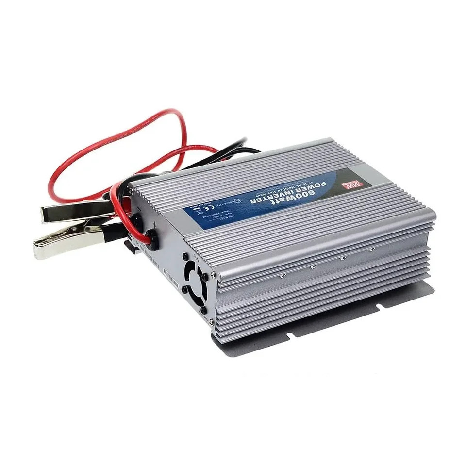 대만 밍웨이 DC-AC 보정 웨이브 차량 전원공급장치 A302-600-B2 600W 24V 110V 신
