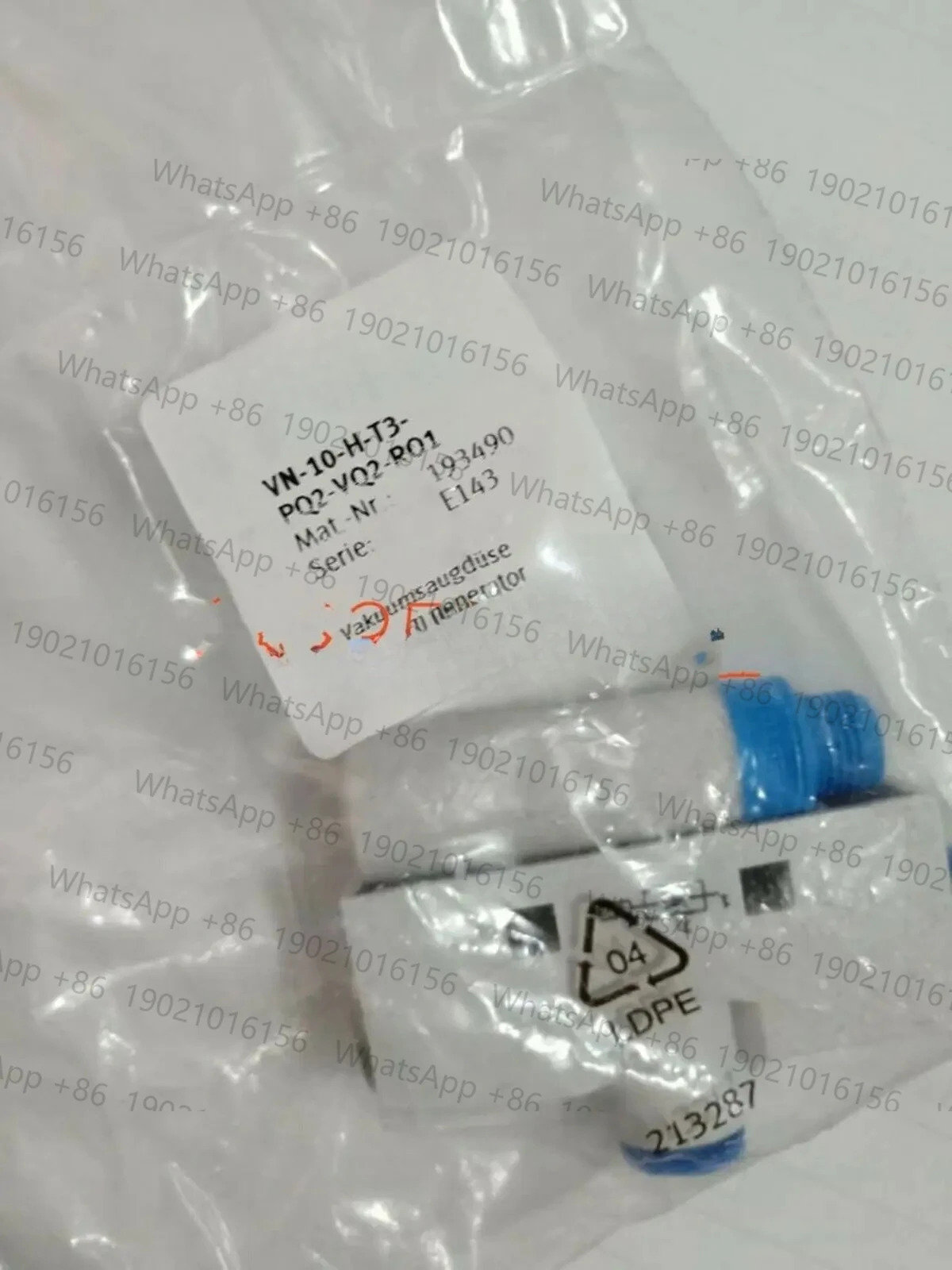 새 VN-10-H-T3-PQ2-VQ2-RO1 193490 진공 발생기