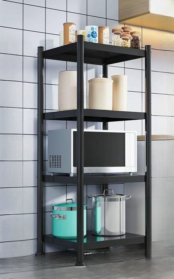 철제 앵글 조립식 다용도 경량 수납장 선반 주방 베란다 건조대 진열 - 상품 이미지