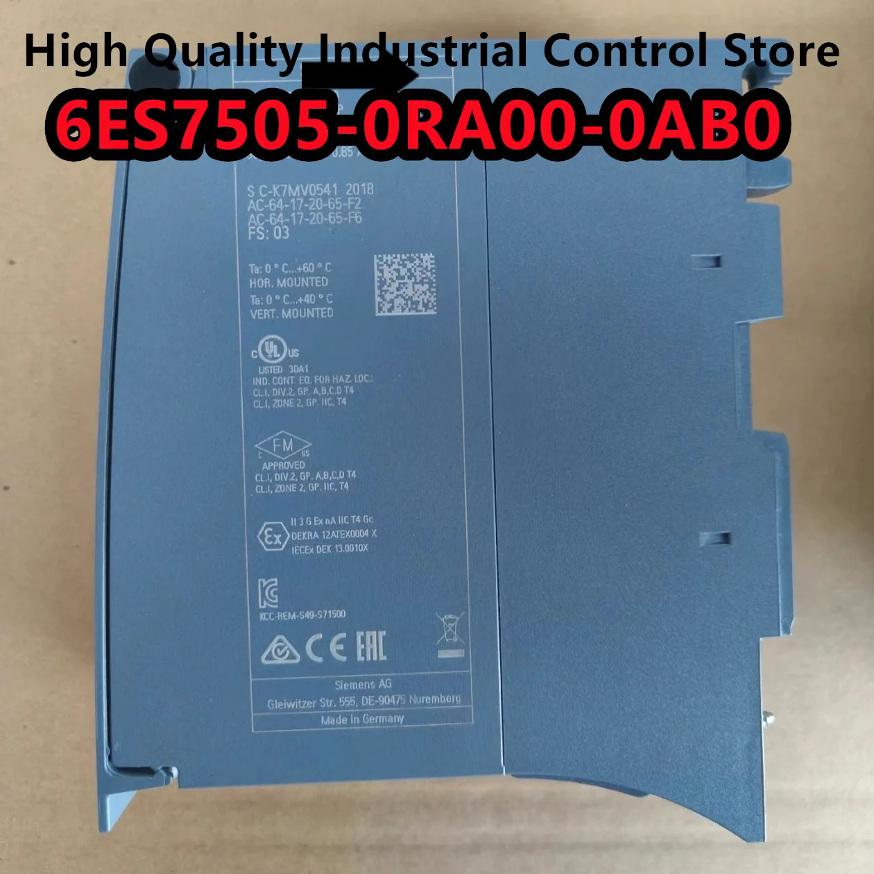 PLC 6ES7505-0KA00-0AB06ES7505-0RA00-0AB0