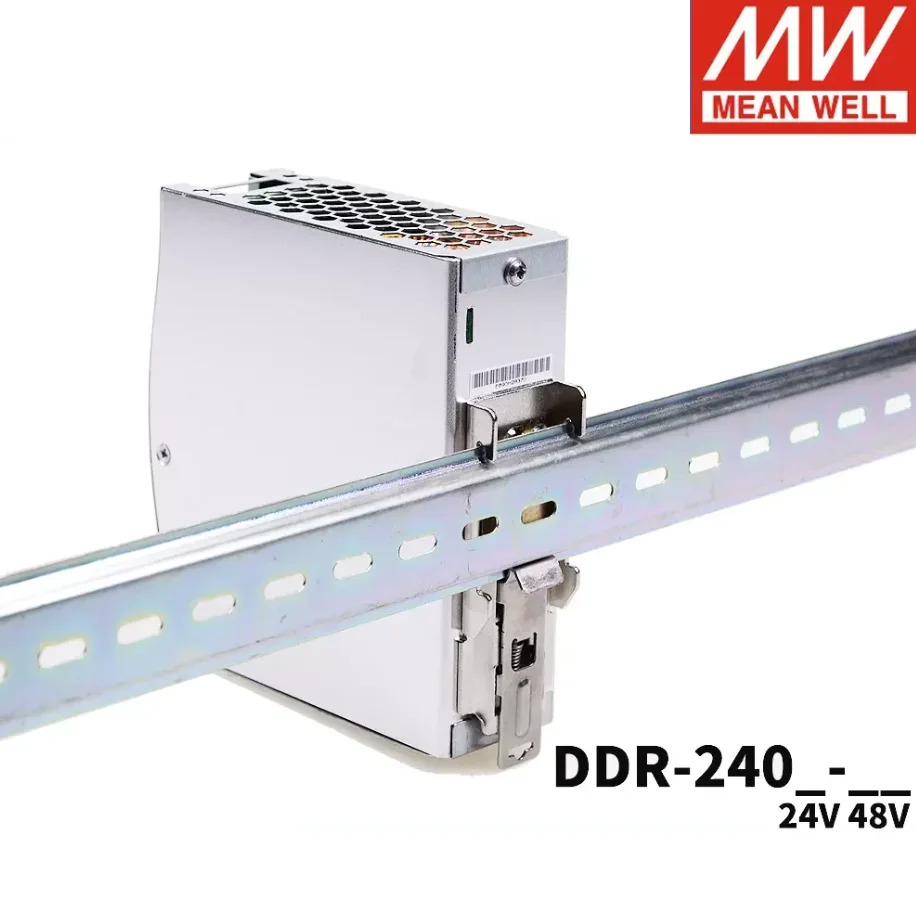 MEAN WELL DDR-240 DDR-240B/240C/240D 가이드 레일 전원공급장치 240W DC 24V/48V 110V