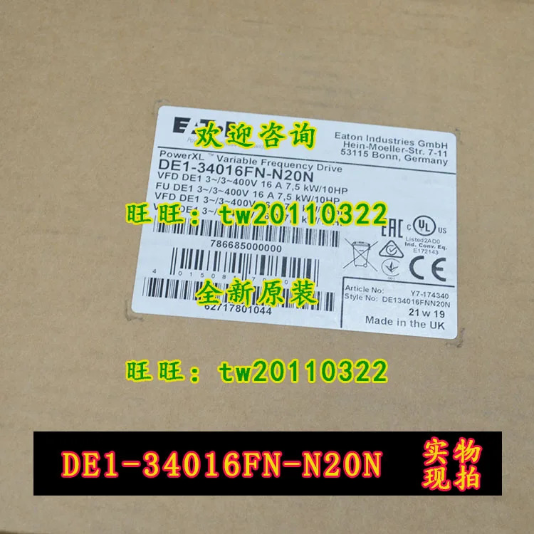 DE1-34016FN-N20N 아메리칸 이튼 ETN 인버터텐
