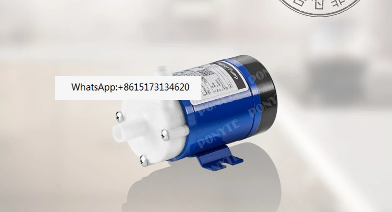 MP-10R 소형 자기 순환 고온 부식 방지 산 알리 내성 화학 펌프 220V
