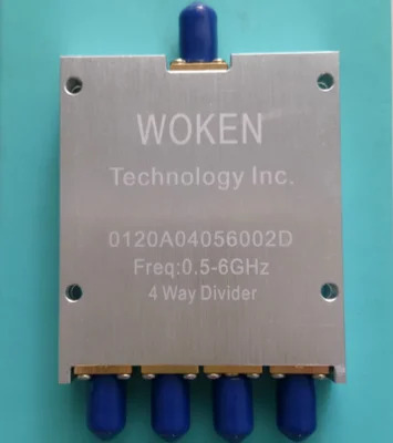 Woken SMA RF 1 분 4 전력 분배기 2-8GHz 0120A04208001S 신