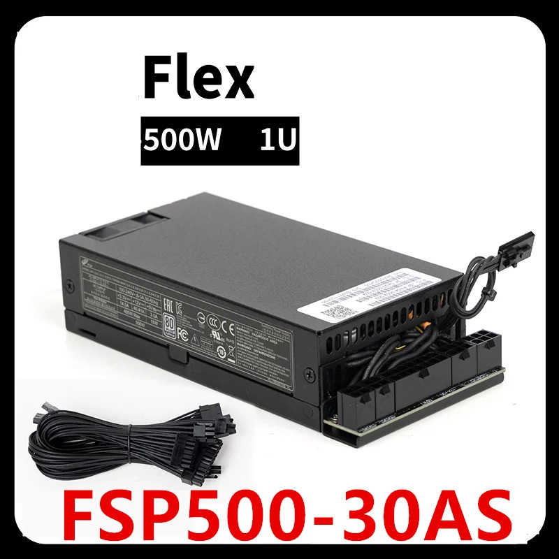 FSP 80Plus Platinum FLXE- 소형 1U K39 500W 전원공급장치 FSP500-30AS새 원본 PSU