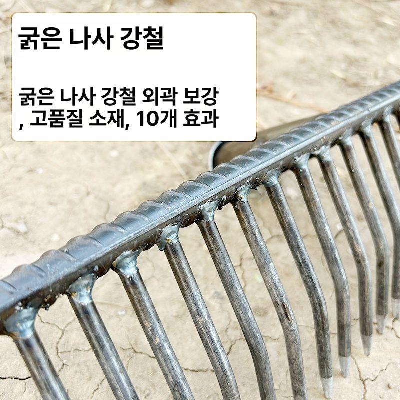 제초 괭이 스테인레스 손갈퀴 원예 농기구 잔디 정원 핸디 도구 - 상세 이미지 3