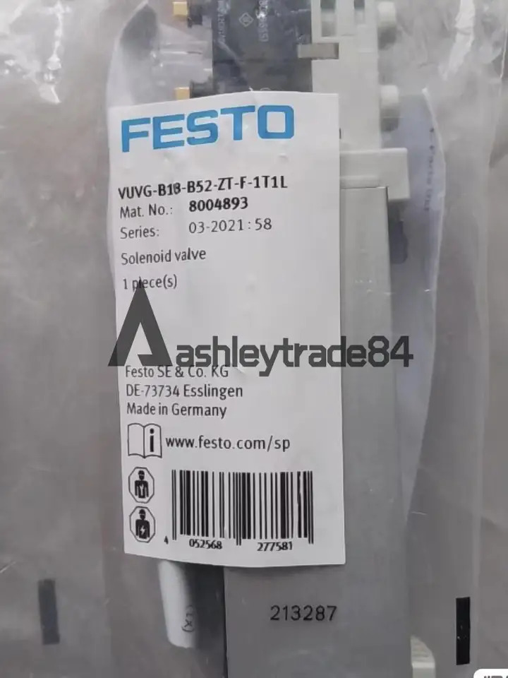 FESTO VUVG-B18-B52-ZT-F-1T1L 8004893 에어 솔레노이드 밸브 신