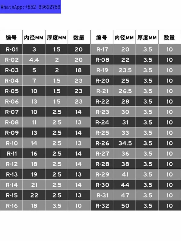 고무 O 링 수리 상씰링 오일 고온 저항 자동차 홈 세트
