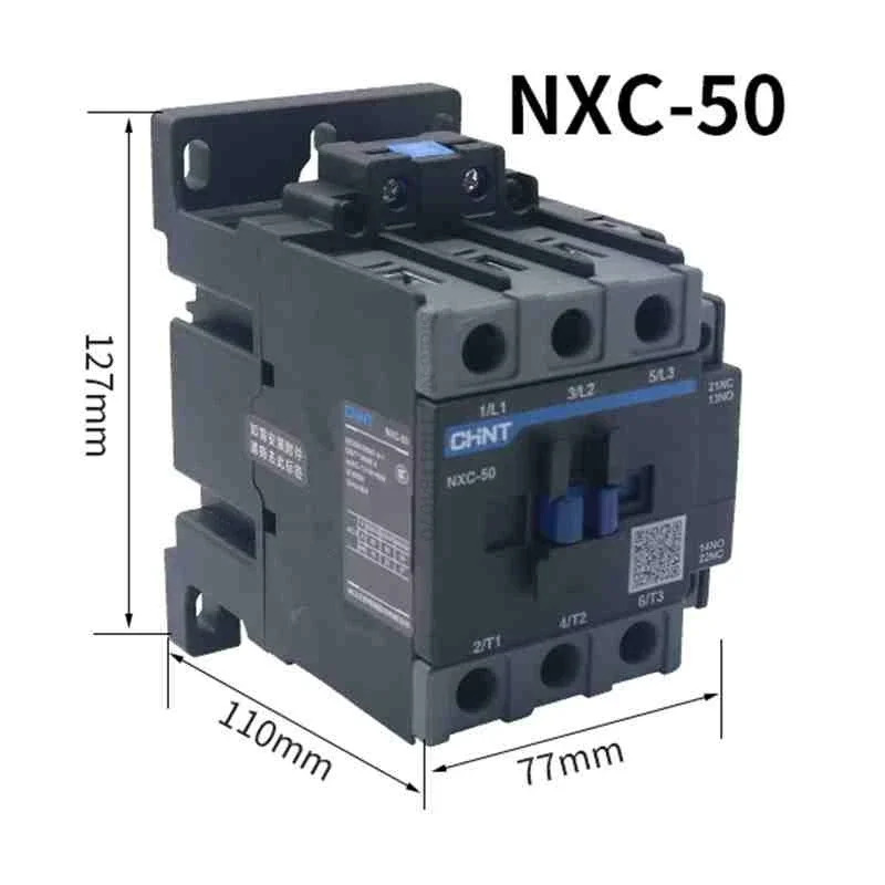 CHINT NXC-40 NXC-50 NXC-65 40A 50A 65A 접촉기 자기 AC 24V 36V 110V 220V 380V CJX2 NXC LC1