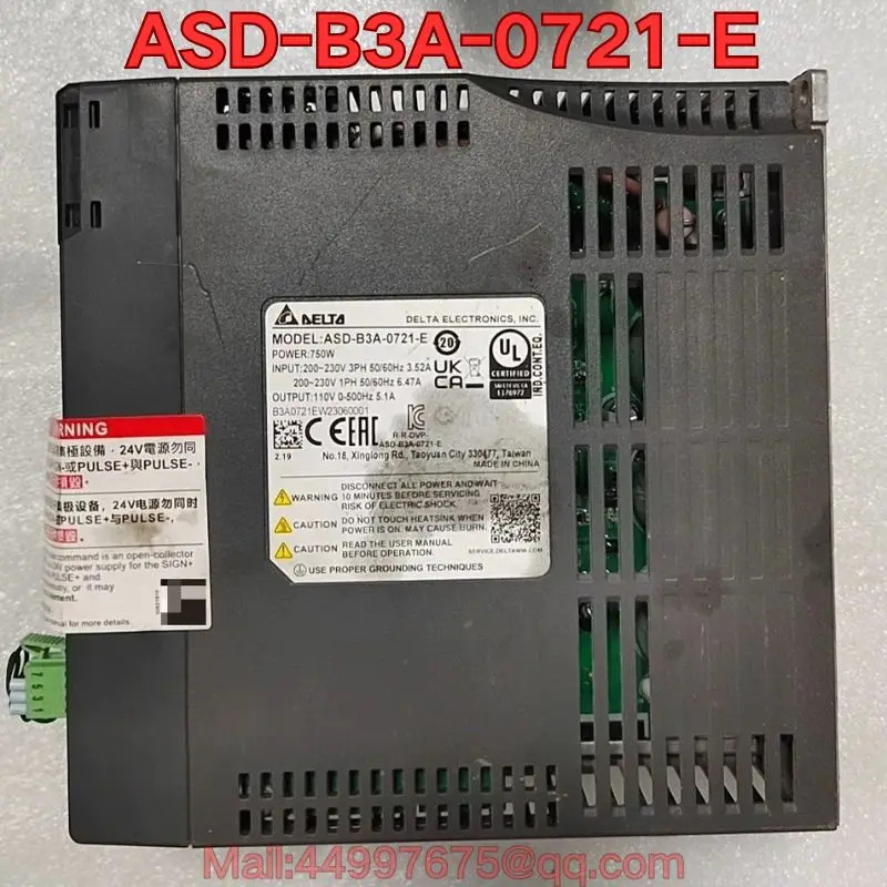 리퍼 ASD-B3A-0721-E 서보 드라이브 기능 리퍼는 정상