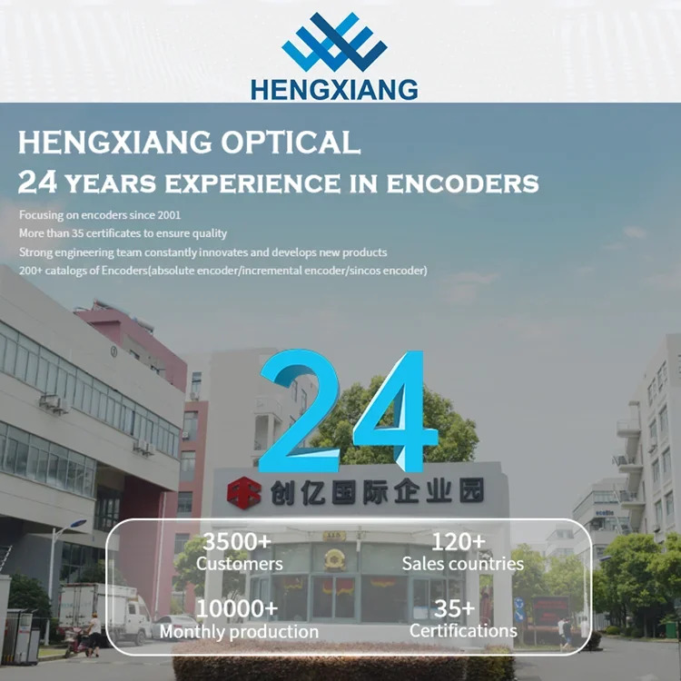 Hengxiang SM58 절대 인코더 16 비트 17 24 멀티 턴 정밀성