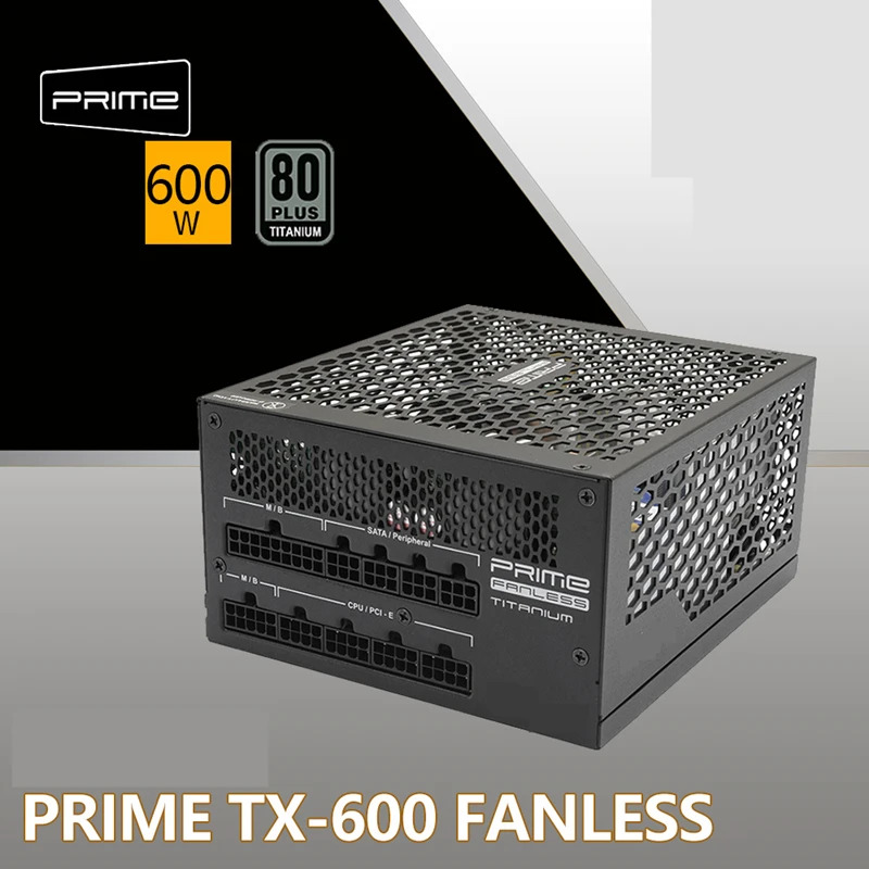 냉각팬 없는 계절 제로 노이즈오리지널 PSU 전원공급장치 프라임 팬리스 TX-600 SSR-600TL TX-700 SSR-700TL 600W 700W