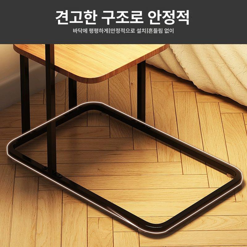 침대옆테이블 협탁 모던 월넛 거실 소파 보조테이블 미니협탁 진열대 - 상세 이미지 4