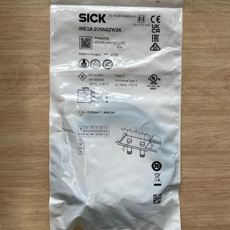 독일 SICK IME18-20NNSZW2K 유도 센서 납품 1071267 포지티브