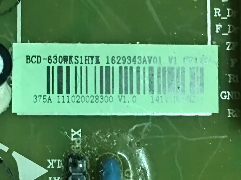 마더보드 컴퓨터 보드 BCD-518WKS1HY BCD-630WXS BCD-630WT 1629343 부품