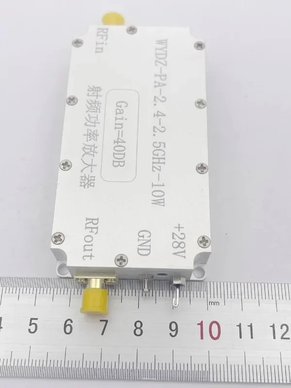 RF 파워 2.4GHz 출력 10W 이득 40dB WYDZ-PA-2.4G-10W