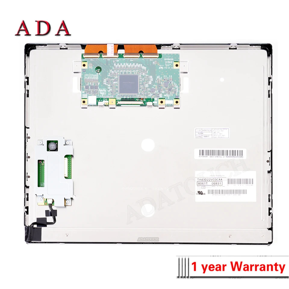 HITACHI TX43D22VC0CAA LCD 디스플레이 1024x768 해상도 1000 밝기 패널 신 오리지널