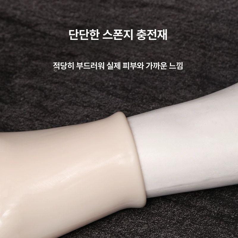 미용연습용 마네킹 인조헤드 두피 얼굴 팔모형 머리 반영구 시술 대회용 - 상세 이미지 3