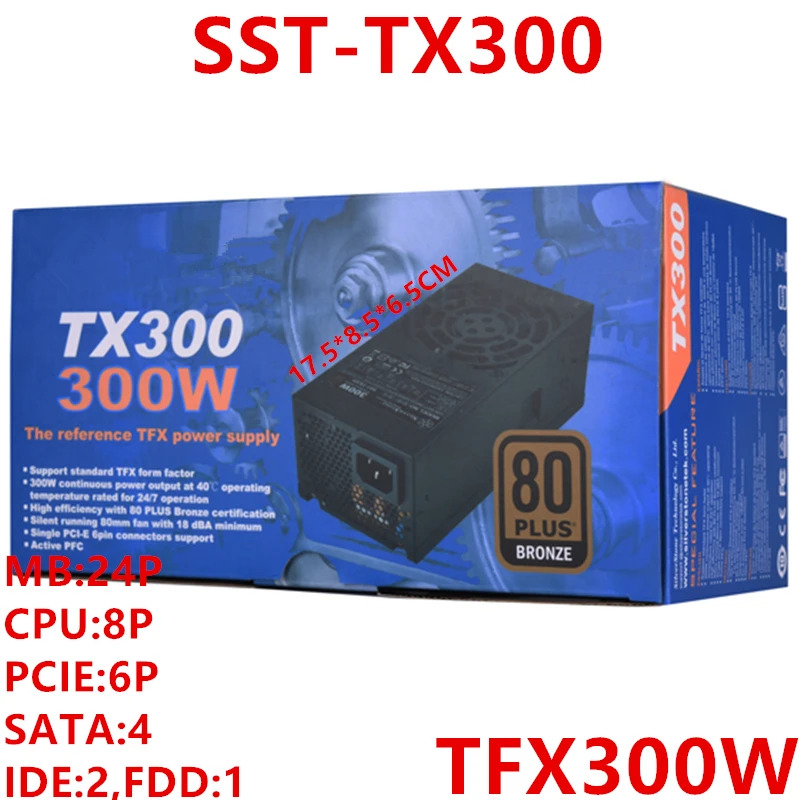 실버스톤 80 플러스 브론즈오리지널 PSU TFX 300W 전원공급장치 SST-TX300 신