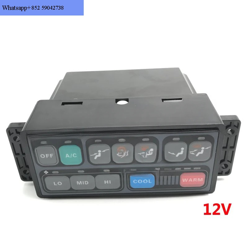 굴삭기 액세서리 DX55 60 80 에어컨 스위치 패널 컨트롤러 12V