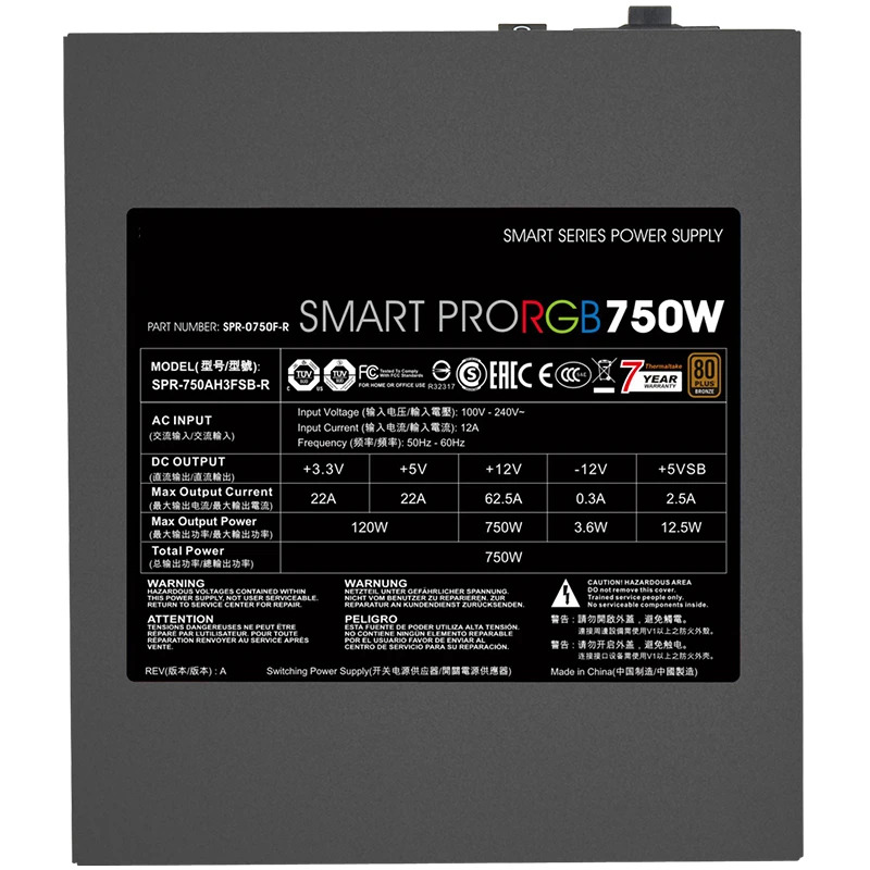 써멀테이크 스마트 프로 RGB 오리지널 전원공급장치 SPR-650AH3FSB-R SPR-750AH3FSB-R SPR-850AH3FSB-R Tt 850W 750W 650W