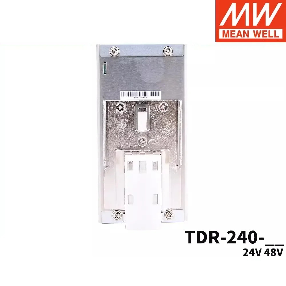 MEAN WELL TDR-240-24 TDR-240-48 PFC 기능을 갖춘 240W 초박형 3상 산업가이드 레일 TDR-240