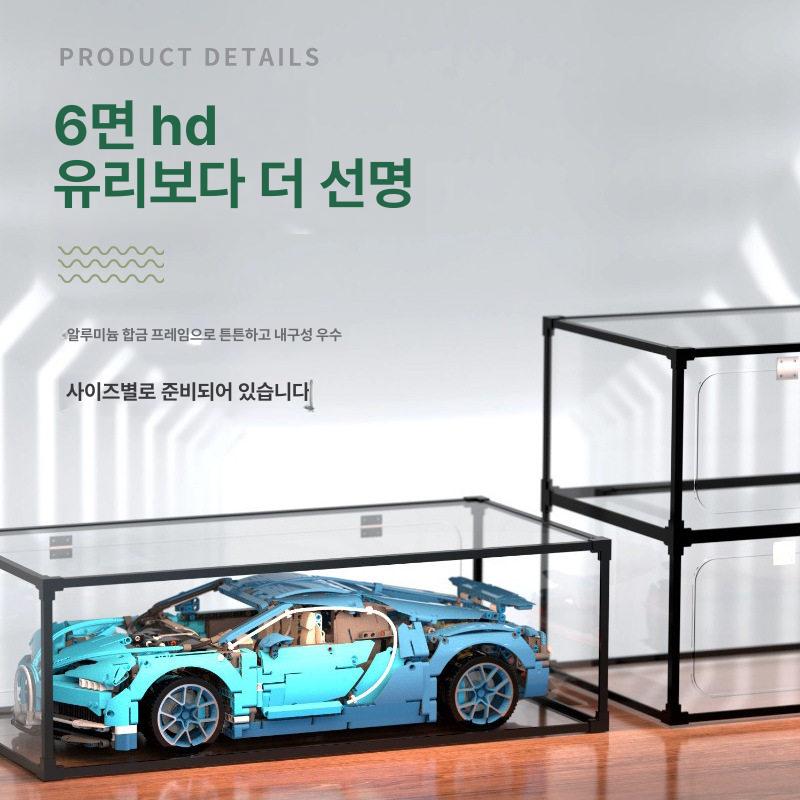 투명 아크릴 피규어 진열장 건담 케이스 전시 디스플레이 보관함 - 상세 이미지 3