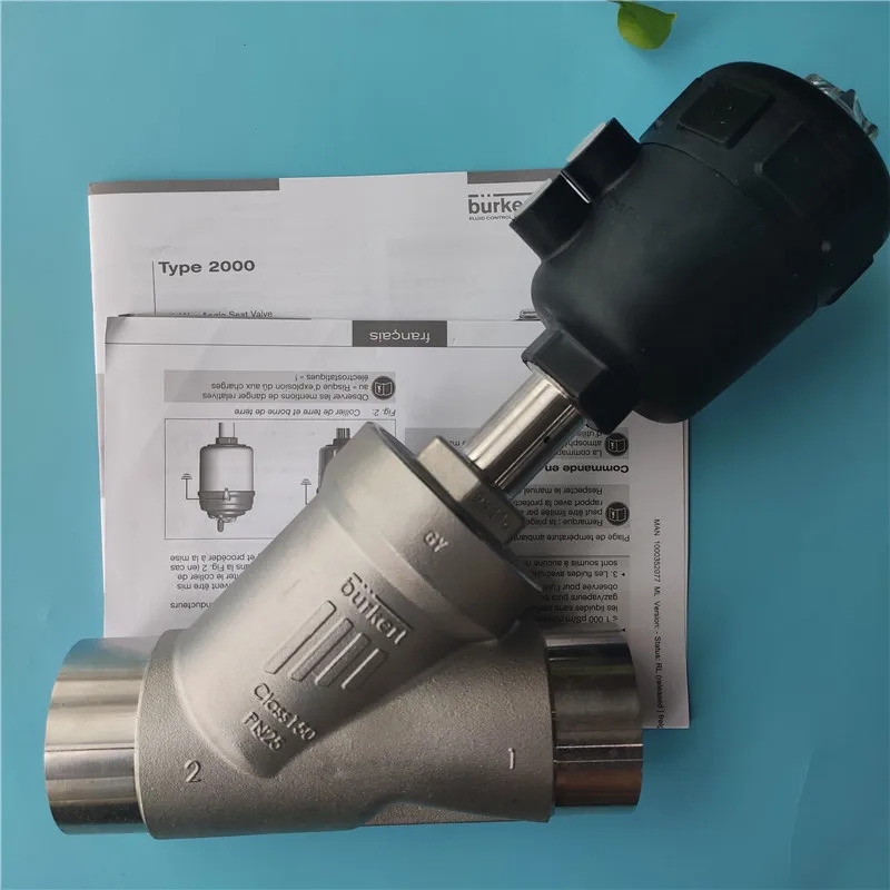 독일 Baode Burkert2000 A 앵글 시트 밸브 00001414 00001415 00001416 용접 모델