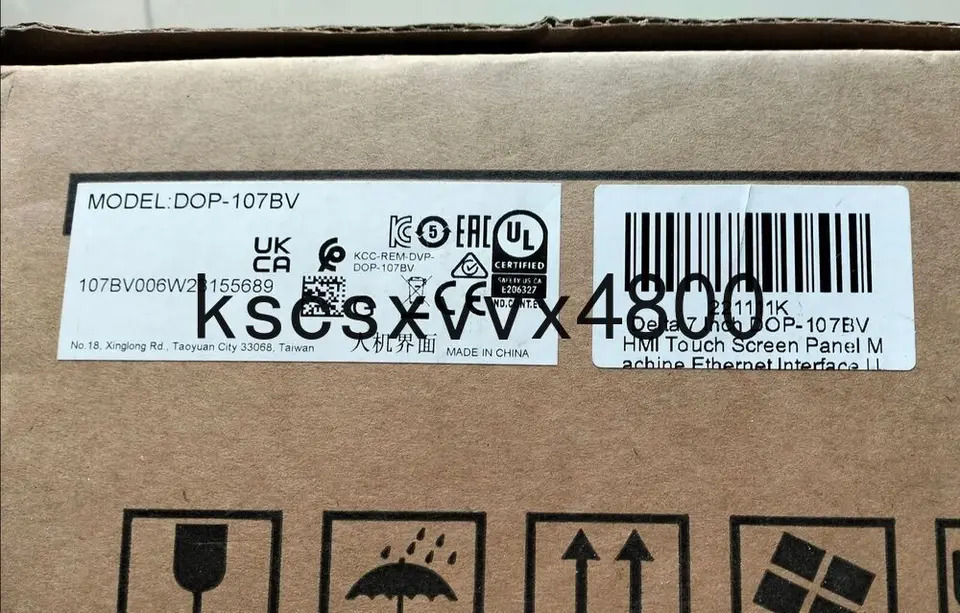 델타 DOP-107BV HMI 터치 스크린 패널 기계 이더넷 인터페이스 USB 7 인치
