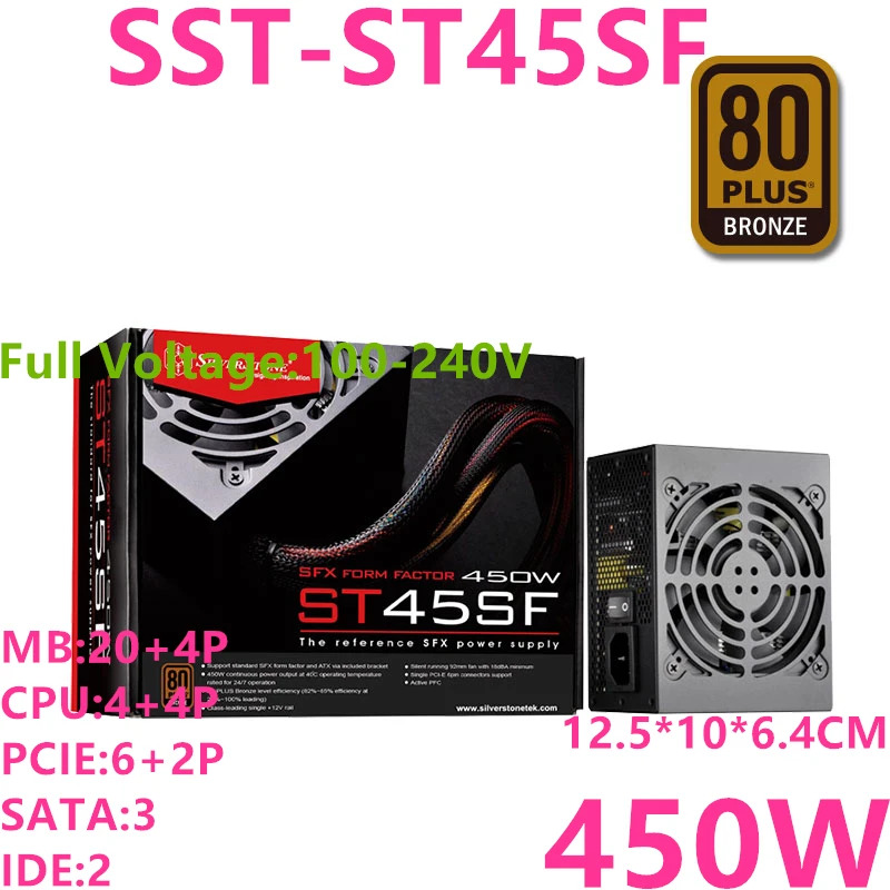 SilverStone ST45SF ST30SF SFX ITX 450W 300W SST-ST45SF SST-ST30SF 새 원본 전원공급장치