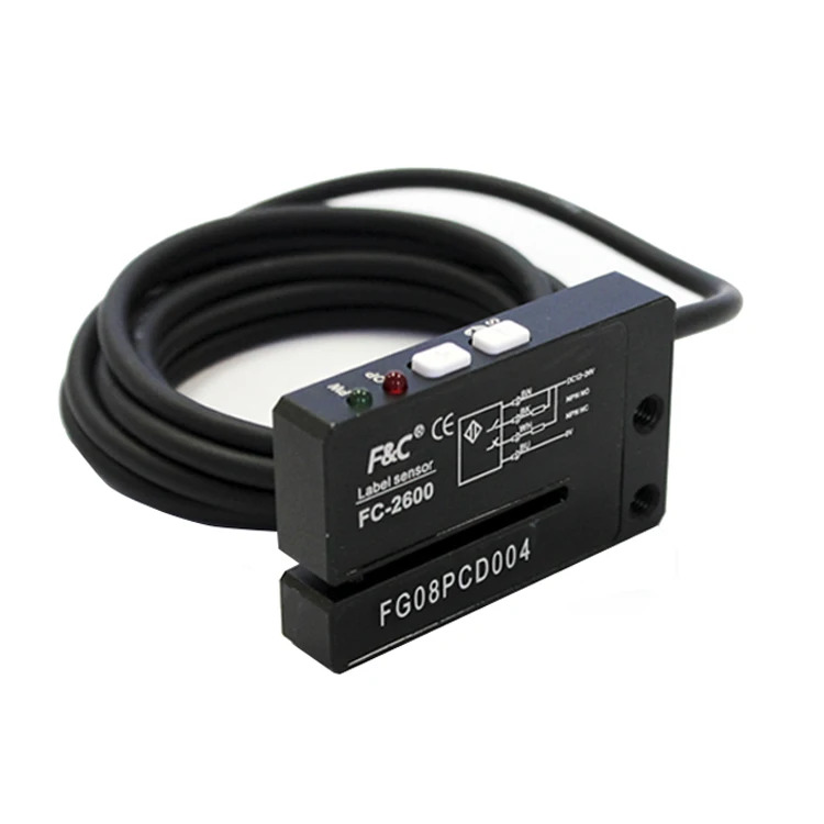 고속 카운트 포크 라벨 감지 센서 슬롯형 FC4100