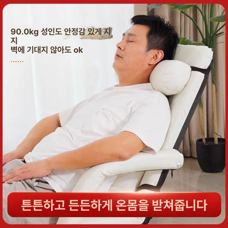 릴랙스 소파 리클라이너 1인용 무중력 패브릭 쿠션 안락의자 라운지 리클라이닝 싱글 - 상세 이미지 2