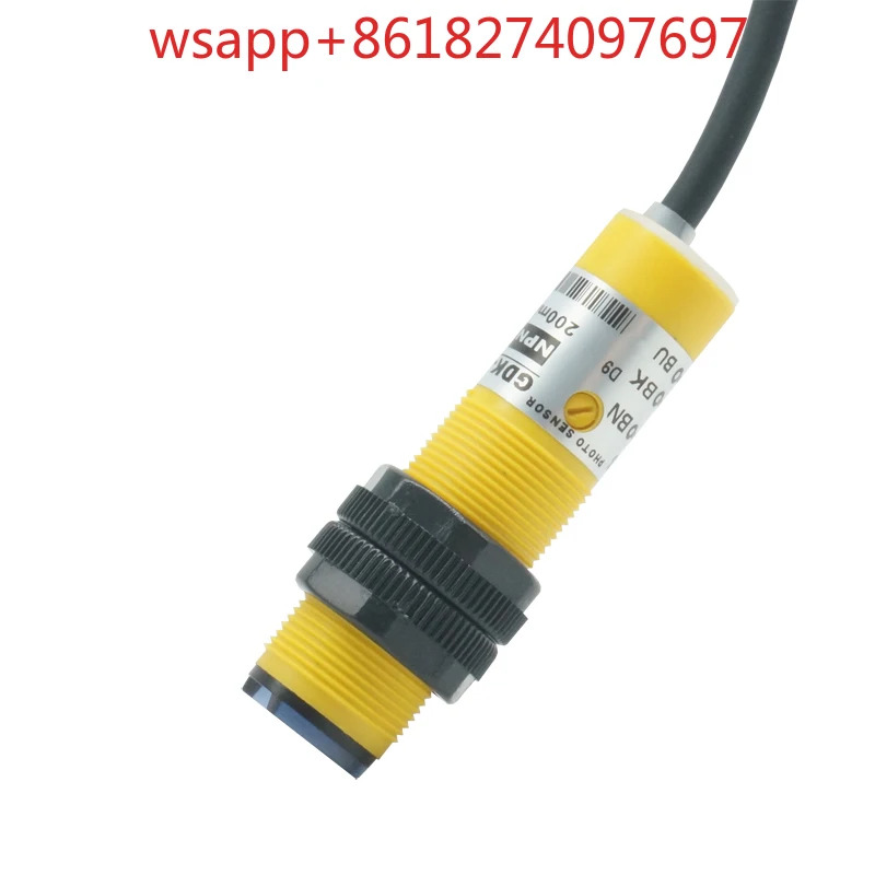 확산 반사 광전스위치 M18 감지 80cm NPN PNP 24V 유도 센서