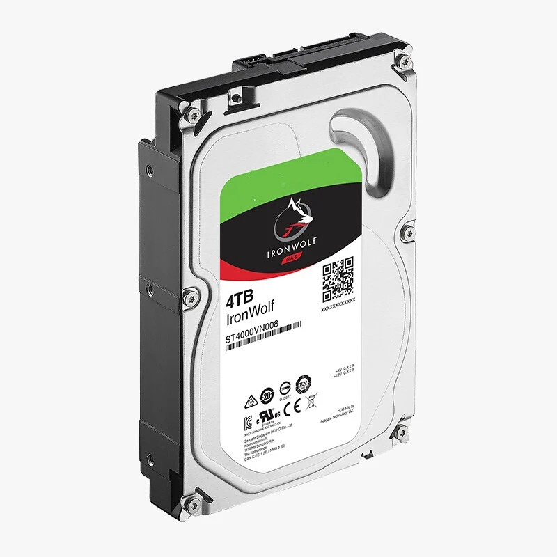 씨게이트 언울프 NAS 하드 드라이브내부 오리지널 HDD ST4000VN008 4TB 3.5 인치 SATA 64MB 5900RPM 신