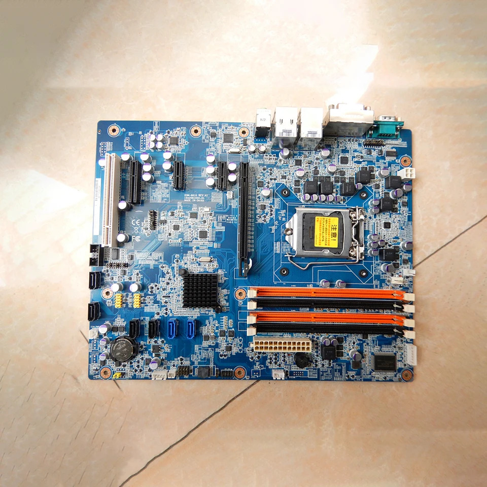 Advantech IDENTIV 3VR 비디오 컨트롤 마더보드 1155 핀 듀얼 기가비트 네트워크 카드 DSM-6810 지원