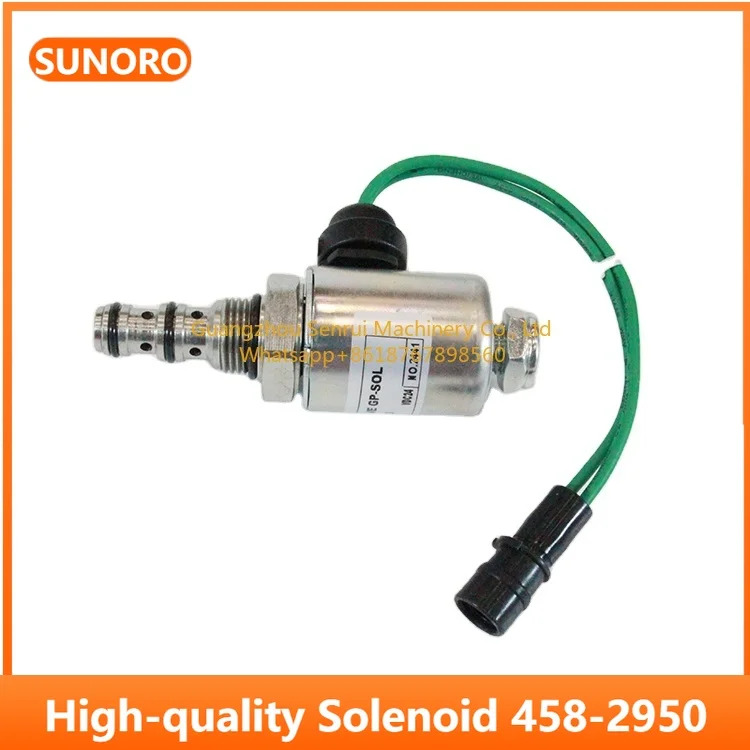캐터필러 솔레노이드 밸브 4582950 건설 기계 부품 24V 458-2950 12H 120H 135H 140H 160H