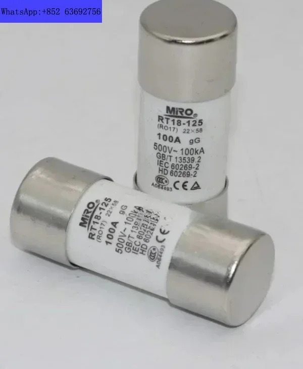Mingrong-Ro17R017RT18-125 퓨즈 22x58 50A 40A 32A 25A 20A 16AUnidades