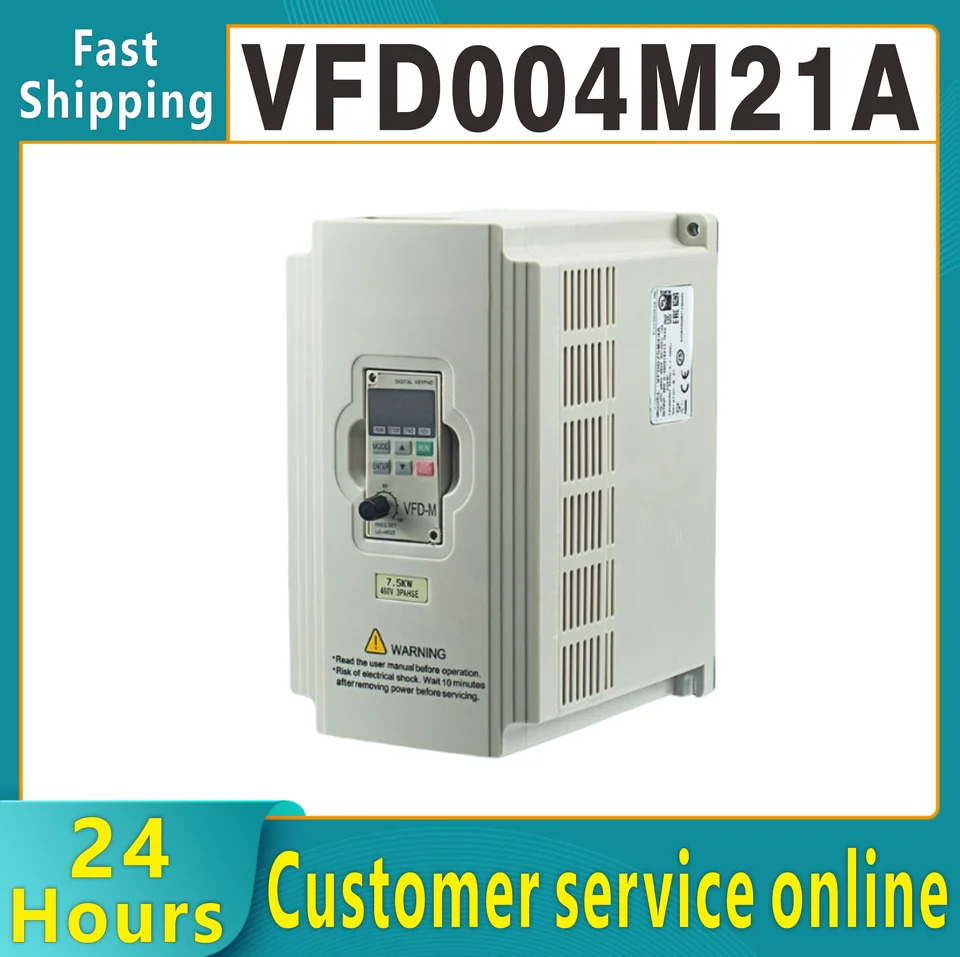오리지널 델타 인버터 0.4KW 0.75KW 1.5KW 220V VFD-M 시리즈 VFD004M21A VFD007M21A VFD015M21A