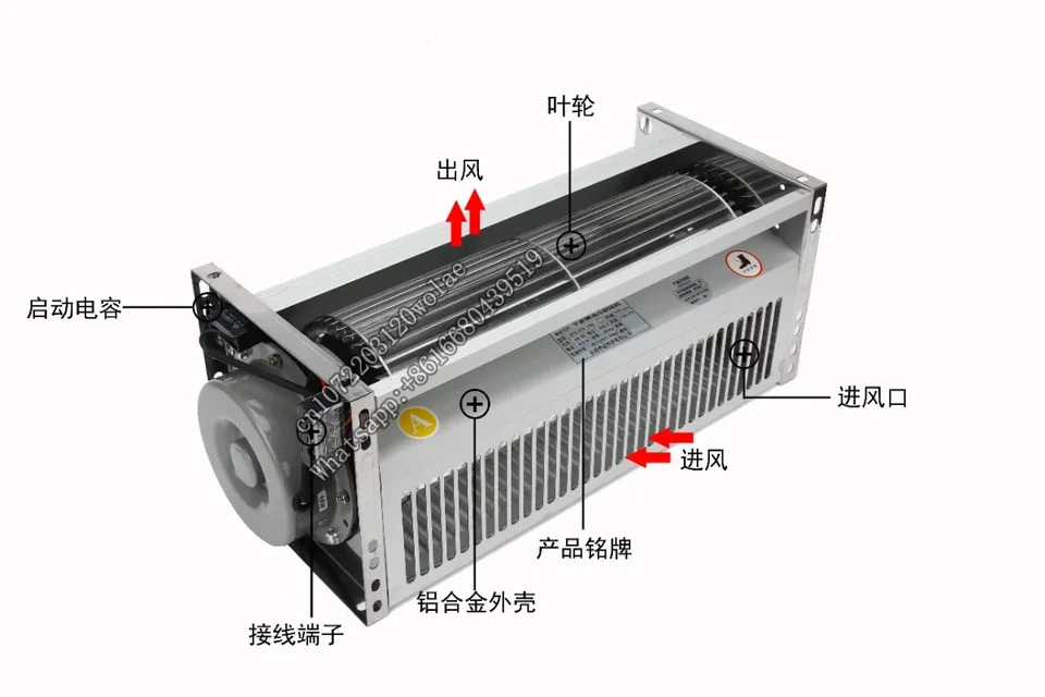 건식 변압기 크로스 플로우 냉각팬 GFD470-155 GFDD470-150 220V