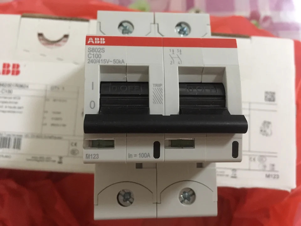 ABB 하이 브레이킹 회로차단기 S802S-B125 S802S-C125 신