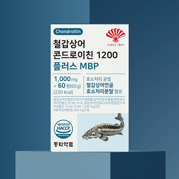 동화약품 철갑상어 콘드로이친 1200 플러스 MBP 60정, 2개 - 상세 이미지 2
