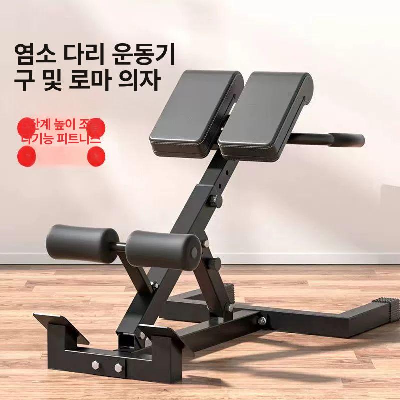 척추 익스텐션 표준 머신 등근육 로만체어 헬스기구 허리운동기구 코어운동기구 - 상세 이미지 2