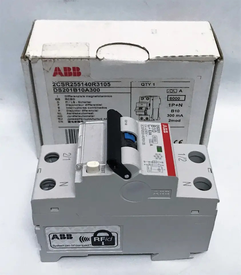 ABB 잔류 전류 작동 회로차단기 DS201B10A300 DS201C10A300 신