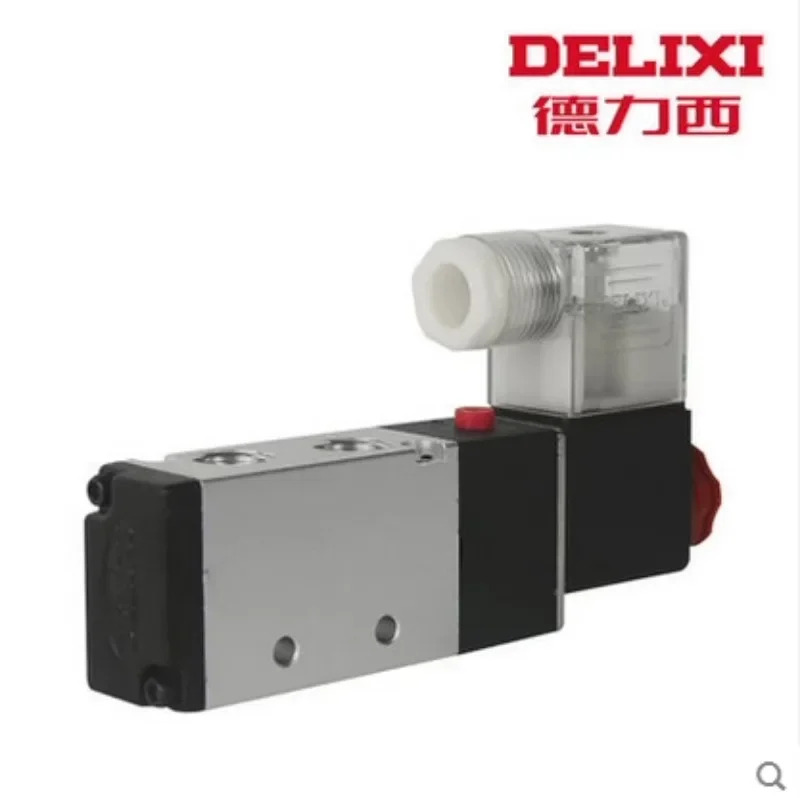 Delixi 2위치 5방향 솔레노이드 밸브 Yadeke 타입 24V 220V 4V310-10