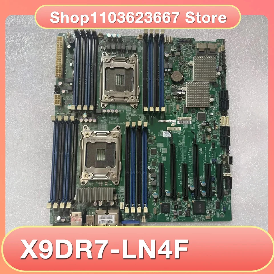 초소형 서버그래픽 카드 GPU 작동 풀 스피드 X9DR7-LN4F 2011 핀 듀얼 X79 마더보드 6 개