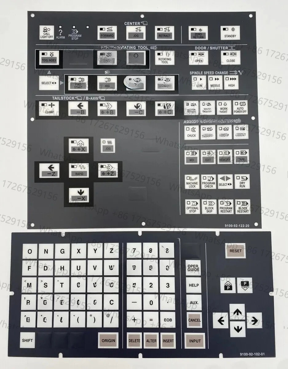 TS15 TF25 CS25 HT25G HT40G히타치 세이키 CNC 키패드 멤브레2개 세트