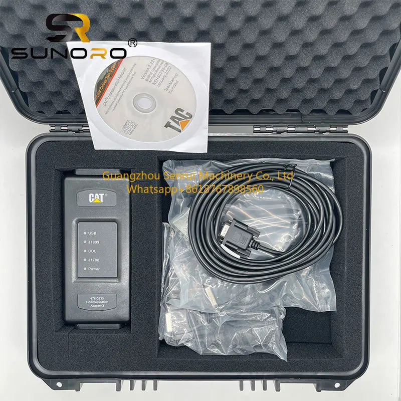 Caterpillar통신 538 5051 진단 도구 트럭 굴삭기 ET4 478-0235 어댑터 A